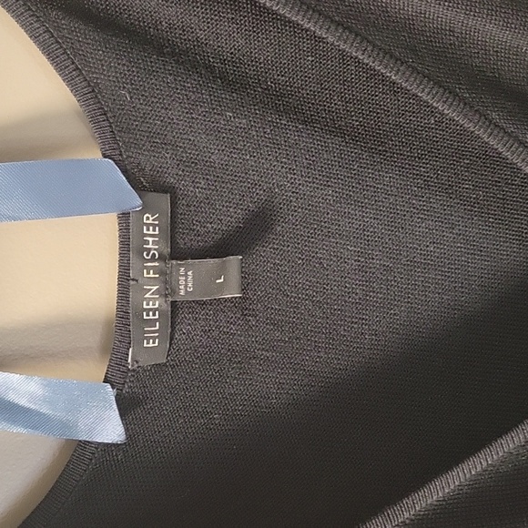 Eileen Fisher silk dress/coat L - Picture 9 of 9